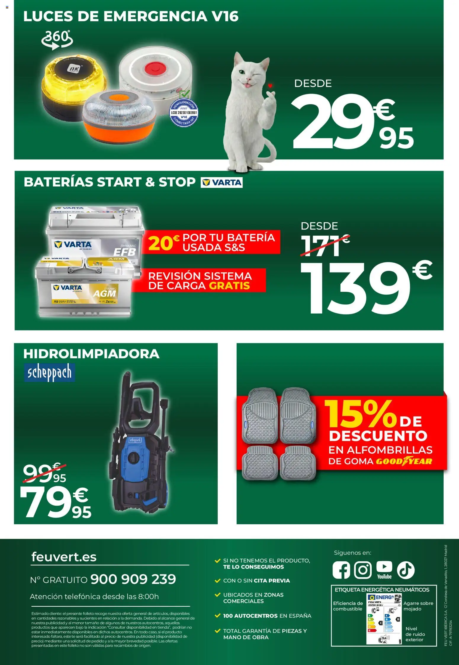 FeuVert folleto │ válido desde el 05.02.2026 | Página: 11 | Productos: Hidrolimpiadora, General, Té, Batería