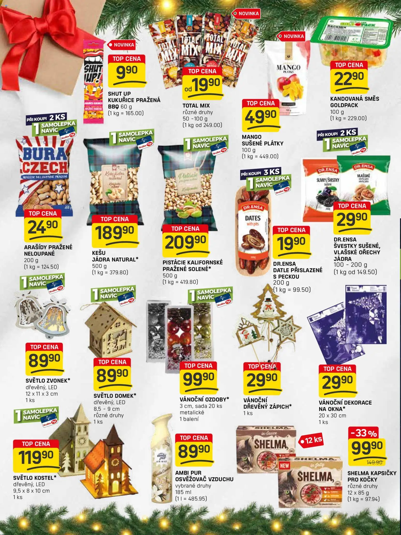 Flop leták - FlopTop od 05.11.2025 | Strana: 14 | Produkty: Datle, Vánoční dekorace, LED, Dekorace