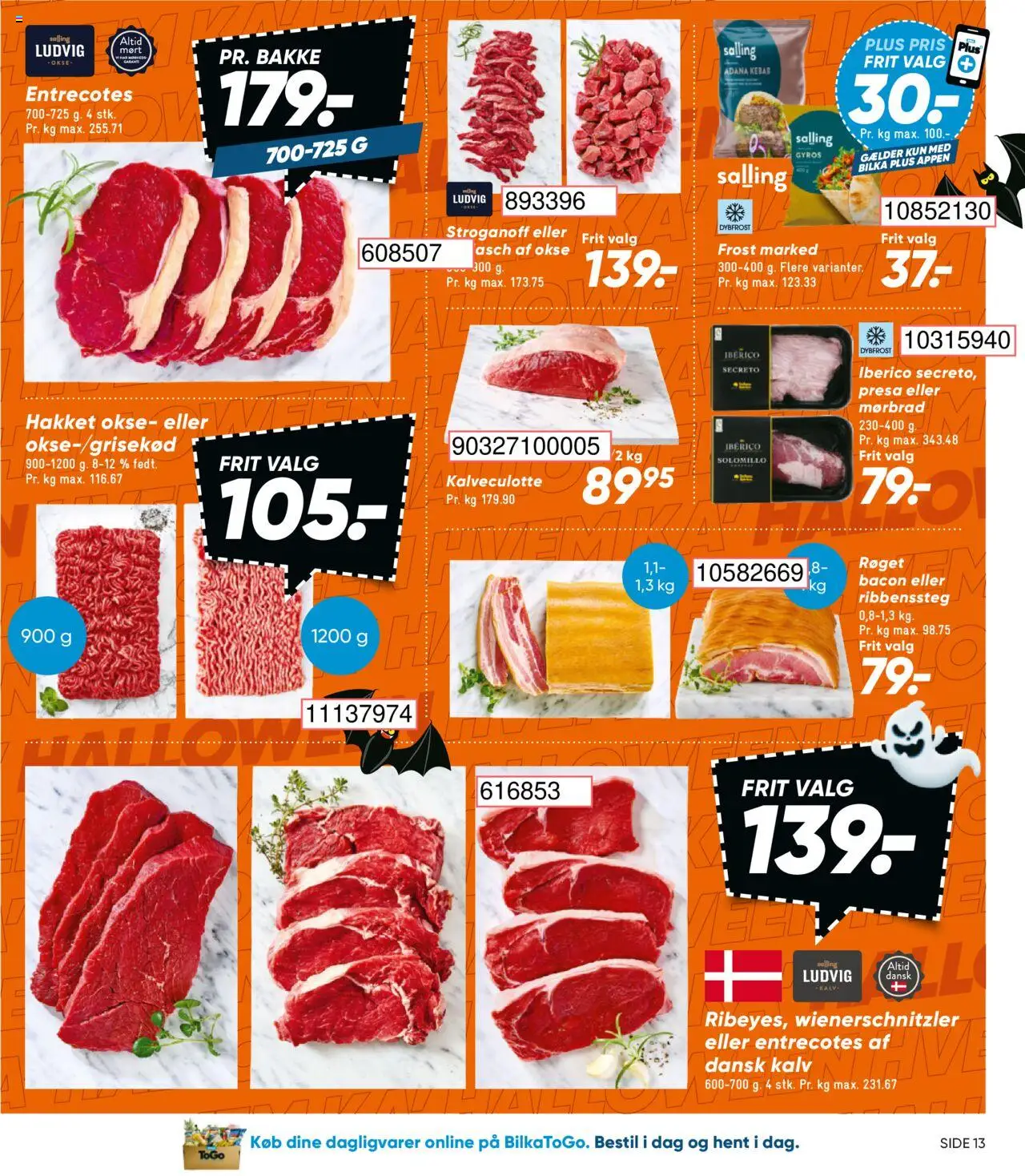 Bilka tilbudsavis – gyldig fra 10.10.2025 | Side: 17 | Produkter: Kebab, Bacon