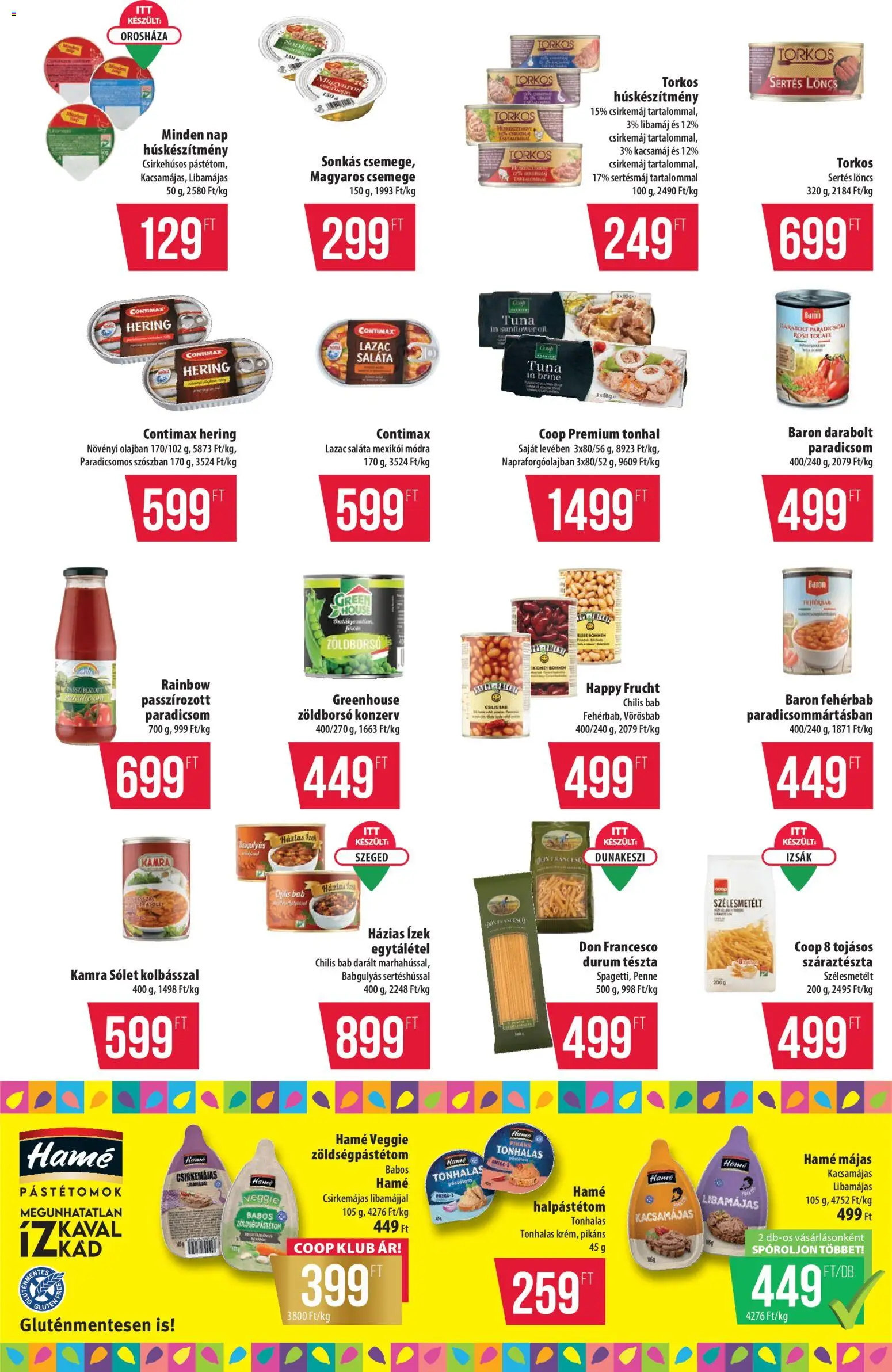 COOP akciós ujság - amely érvényes a következő dátumtól: 09.04.2026 | Oldal: 6 | Termékek: Sertésmáj, Sólet, Csirkemáj, Penne