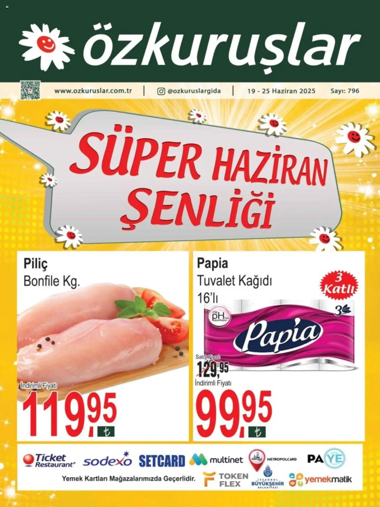 Özkuruşlar Katalog - 19.06.2025 tarihinden itibaren geçerlidir | Sayfa: 1 | Ürünler: Tuvalet, Piliç, Tuvalet kağıdı