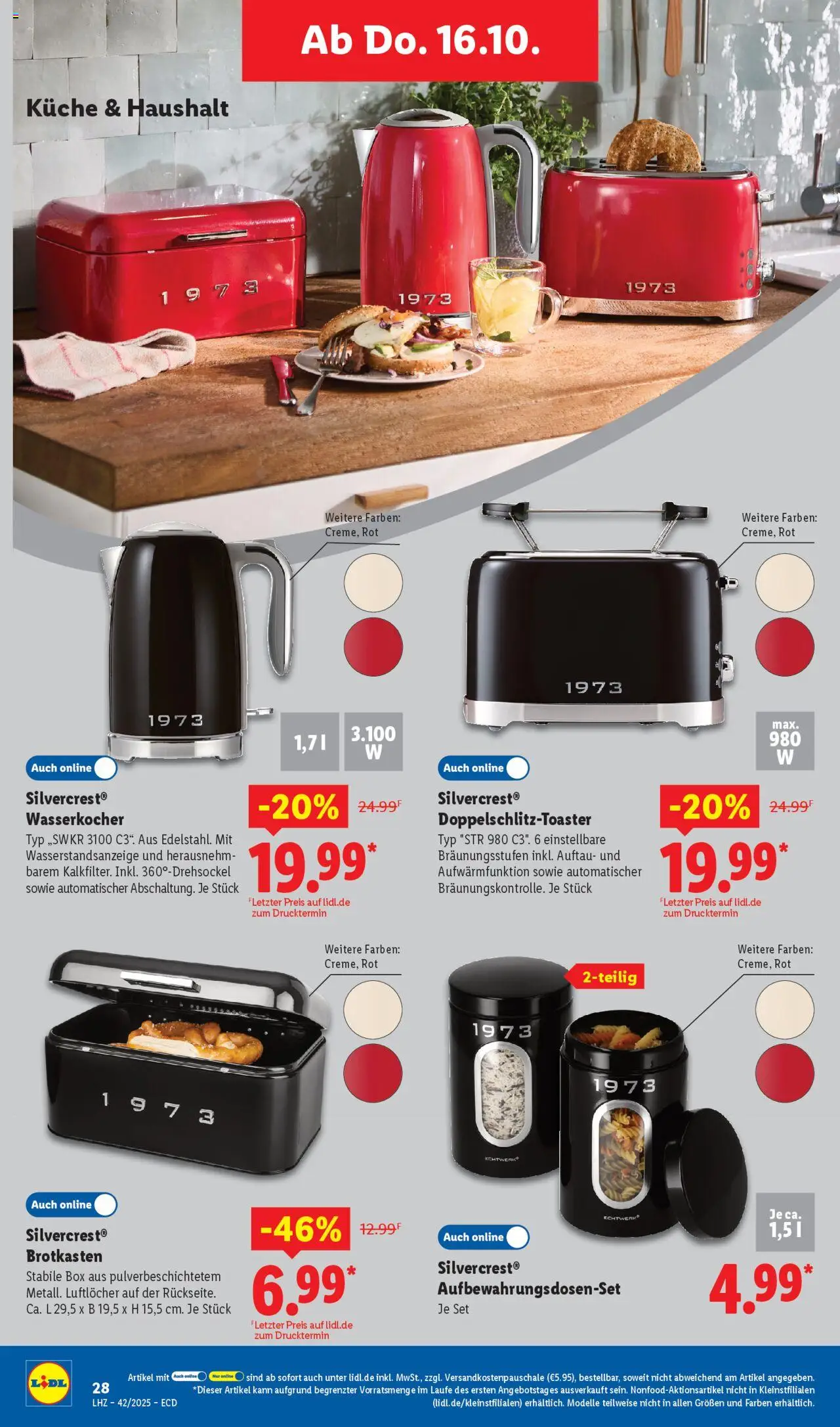 Lidl Prospekt 	 – gültig ab 13.10.2025 | Seite: 26 | Produkte: Wasserkocher, Box, Küche