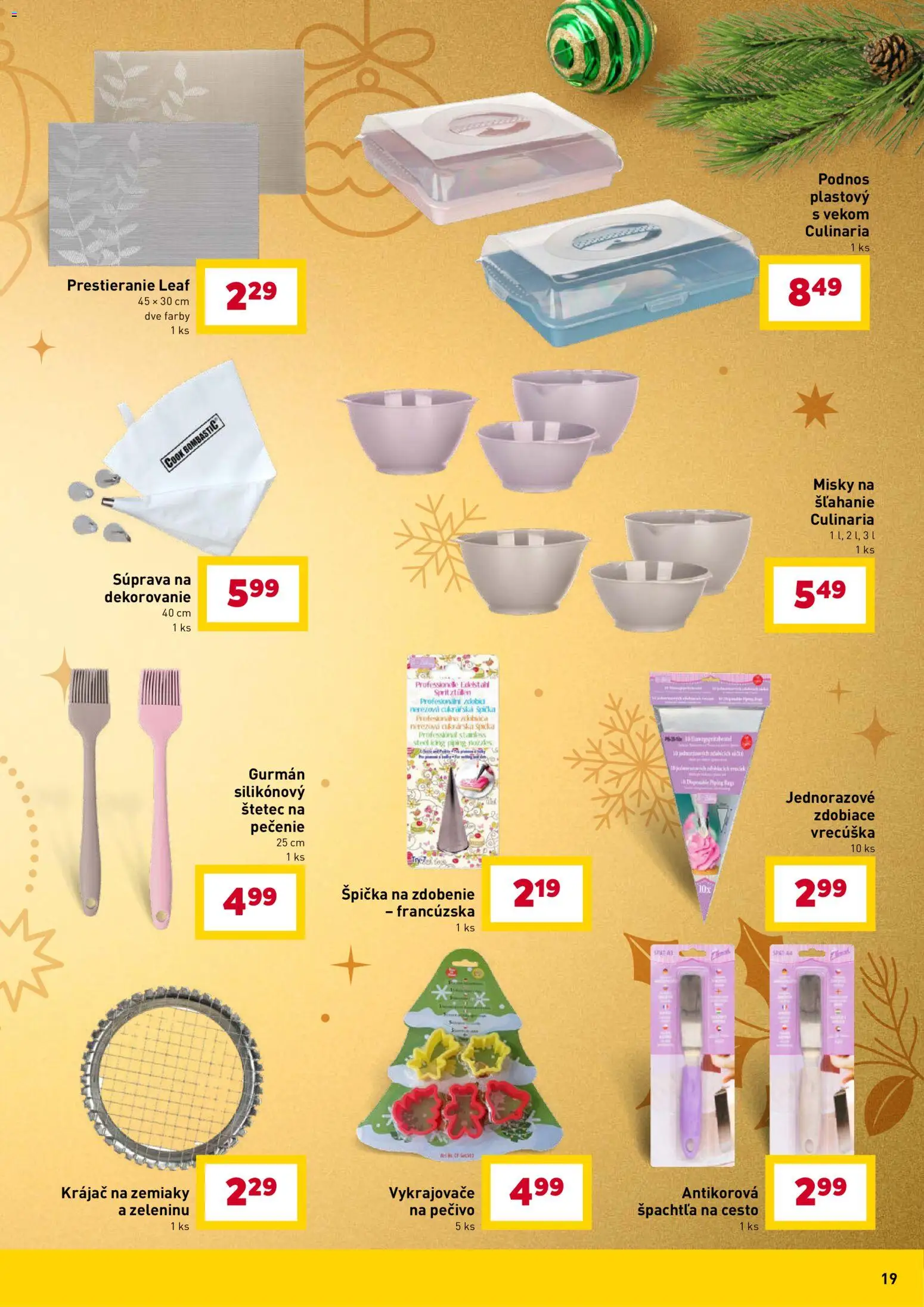 Nové Billa akcie – leták je platný od 12.12.2025 | Strana: 19 | Produkty: Štetec, Zemiaky, Krájač