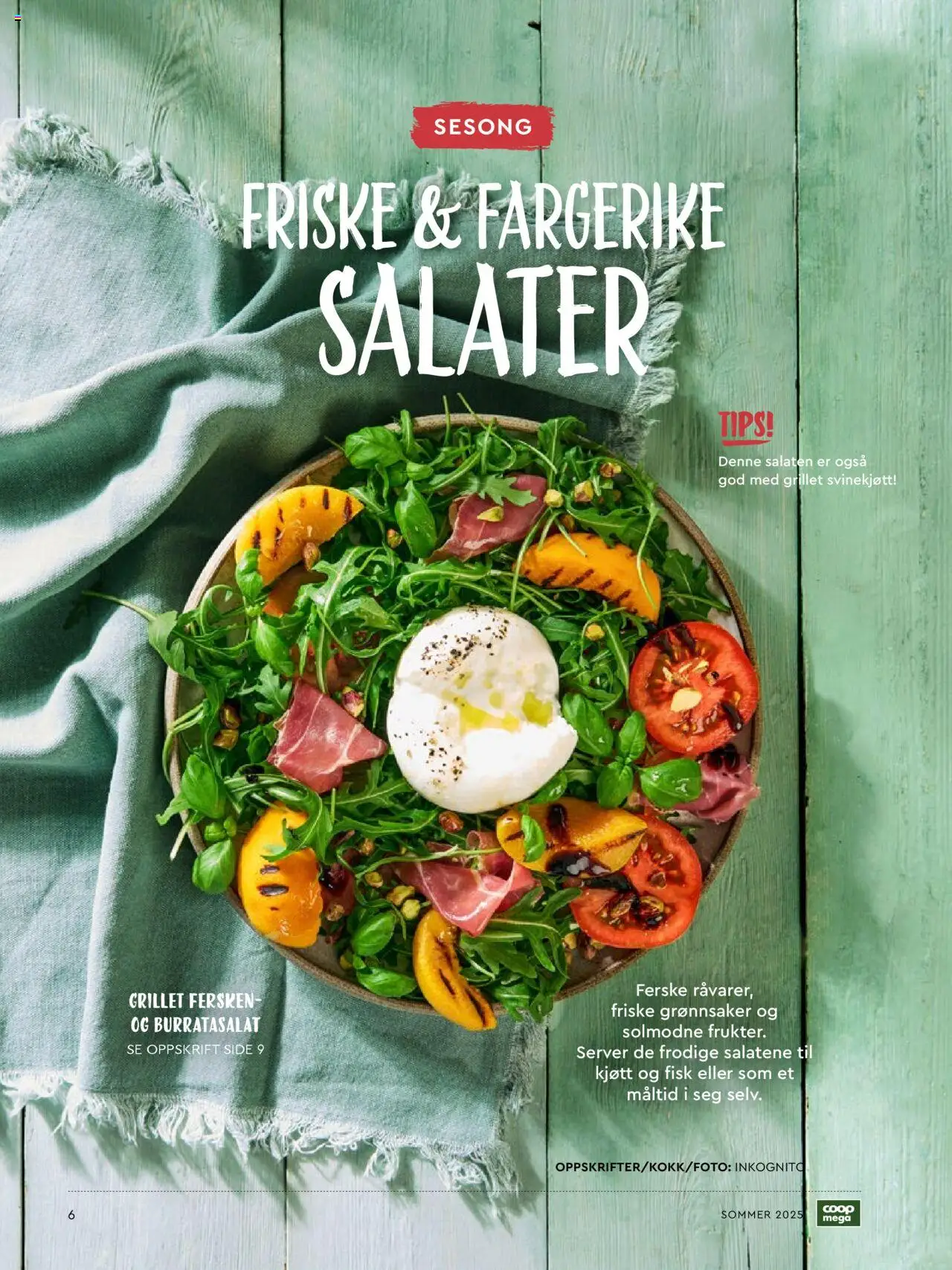  | Side: 6 | Produkter: Fisk, Сушильные машины, Fersken, Kolasås