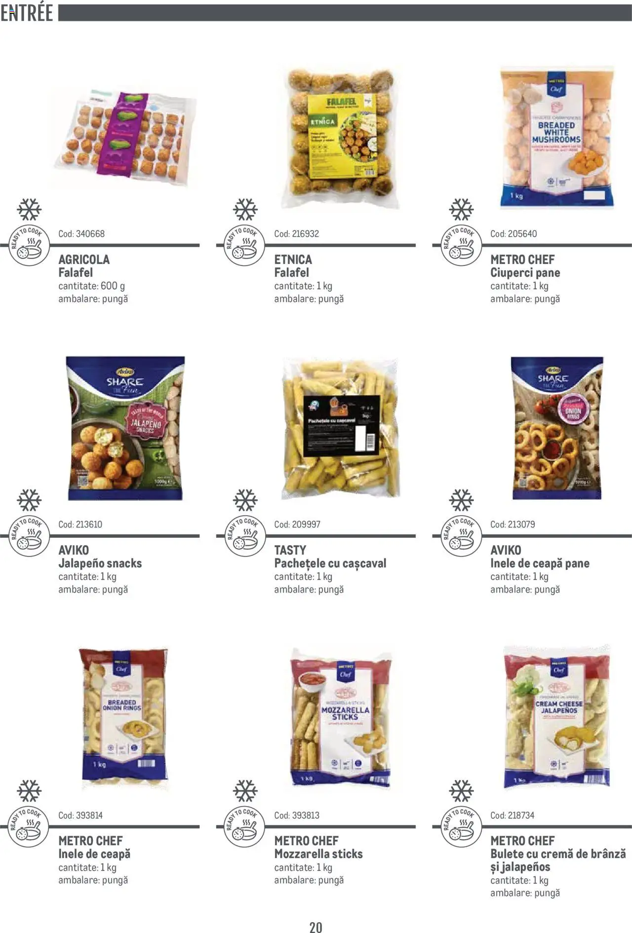 Noul catalog Metro – valabil de la 14.11.2024 | Pagină: 20 | Produse: Cașcaval, Mozzarella, Cremă, Cremă de brânză