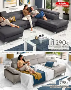 Anteprima del volantino Mondo Convenienza Pocket Gennaio catalogo valido a partire dal 04.01.2026 | Pagina: 77 | Prodotti: Divano letto, Contenitore, Letto, Divano
