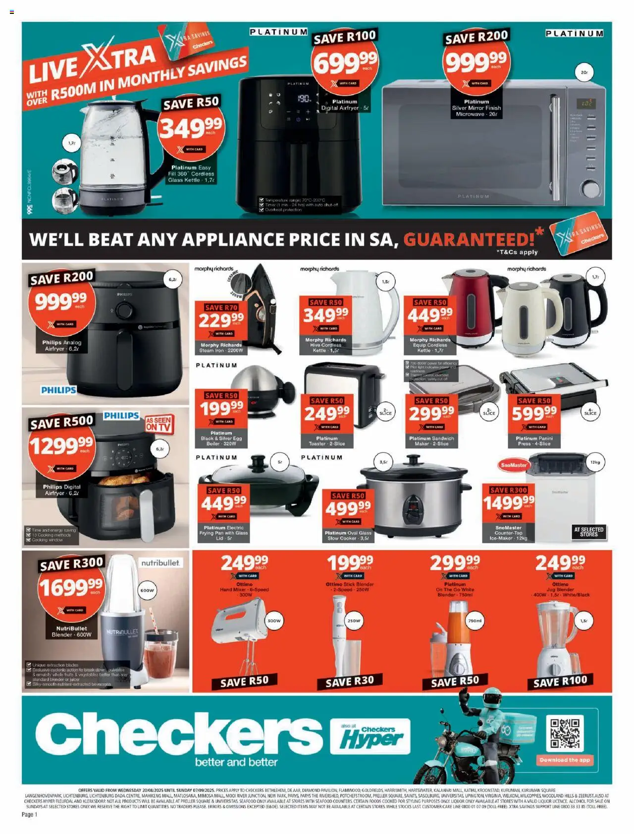 Checkers Northern Cape - August Month-End Promotion │ valid from 20.08.2025 | Page: 13 | Products: Timer, Cesto para colada, Light, Vegetables