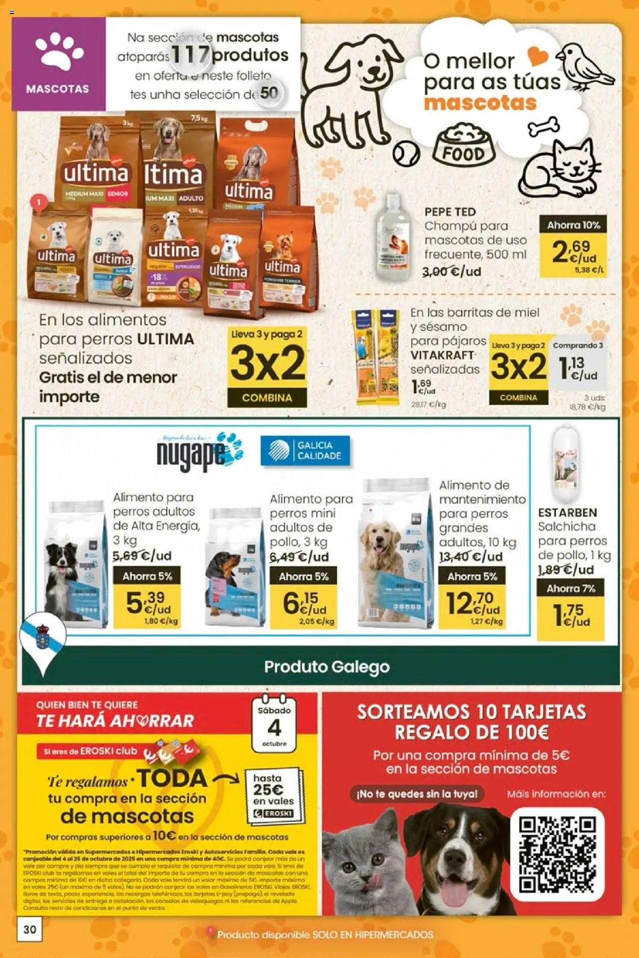 Eroski - Ofertón  │ válido desde el 02.10.2025 | Página: 30 | Productos: Champú, Ψηφιακή κάμερα, Apple, Κούβα