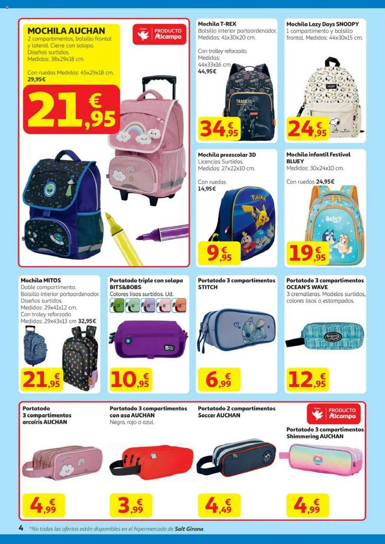 Alcampo - HP Nacional  │ válido desde el 14.08.2025 | Página: 4 | Productos: Mochila
