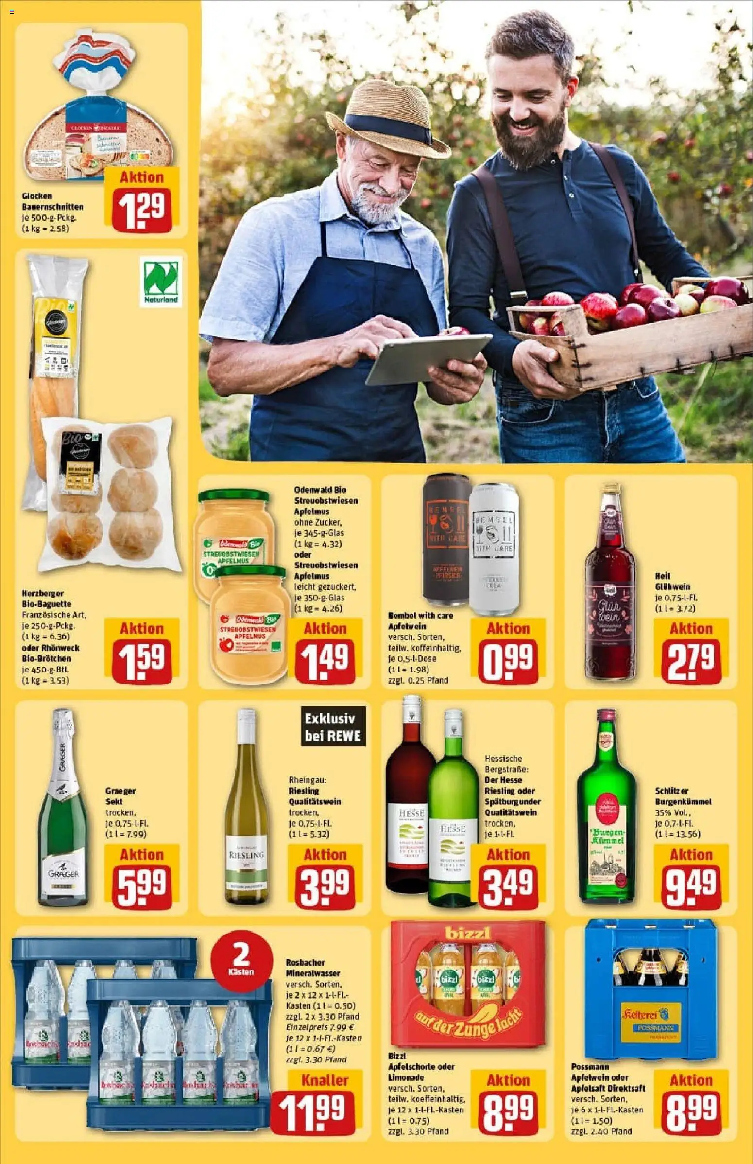 Rewe prospekt Michelstadt	 – gültig ab 26.10.2025 | Seite: 29 | Produkte: Cola, Apfelsaft, Mineralwasser, Apple
