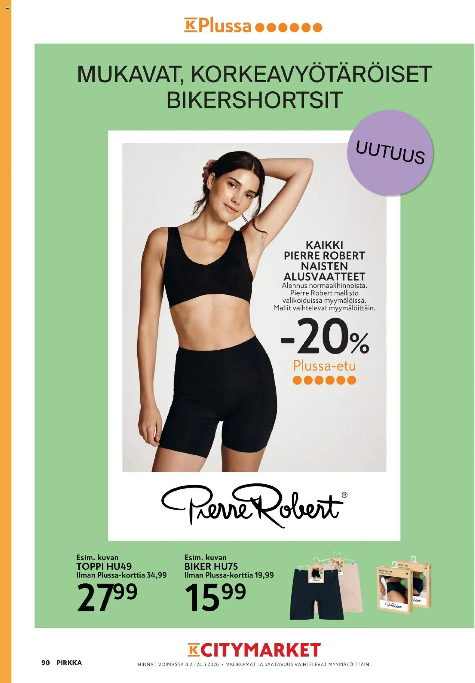 K-Citymarket - Pirkka – voimassa 04.02.2026 alkaen | Sivu: 90