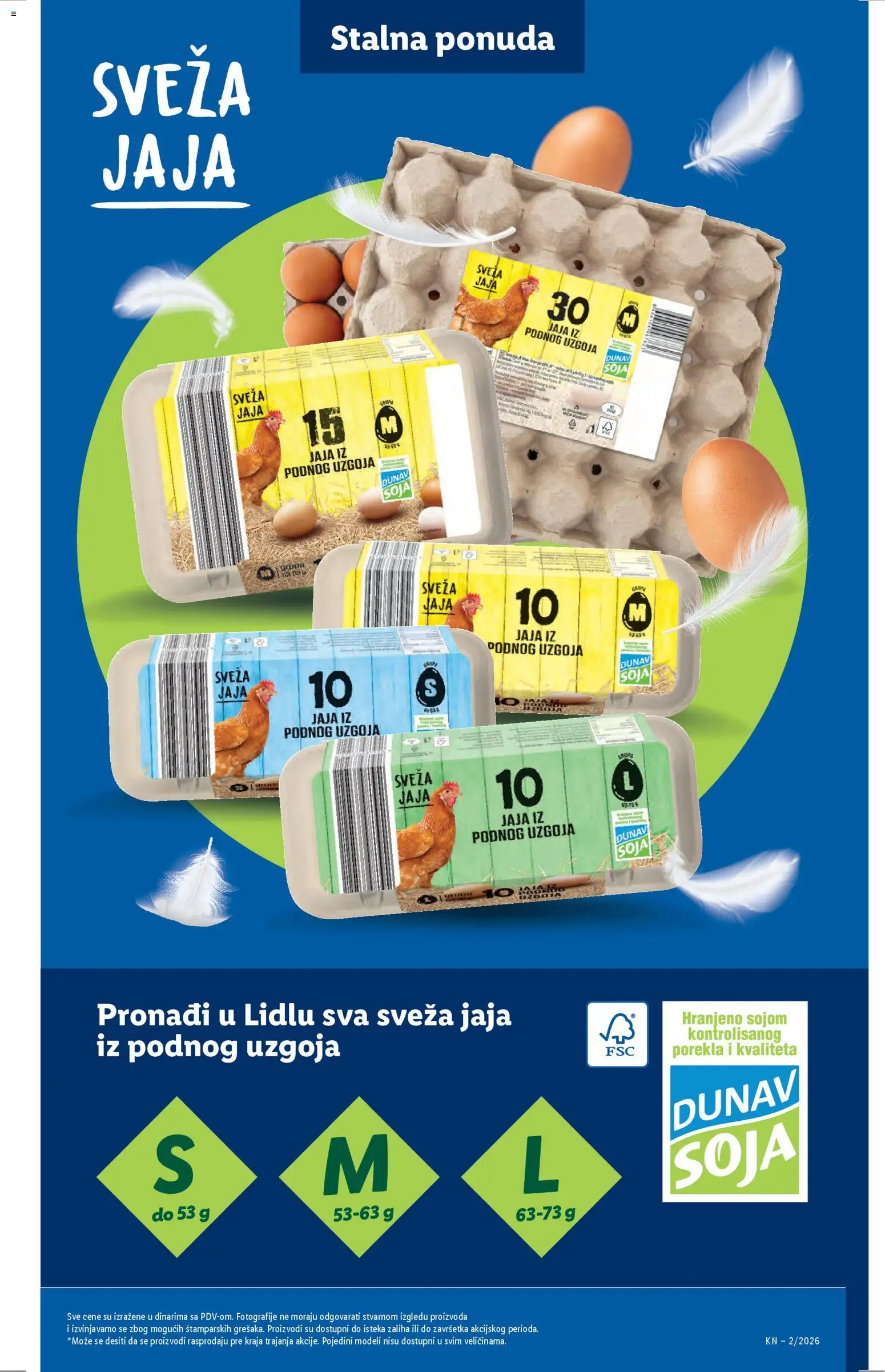 Lidl katalog - važi od 08.01.2026 | Strana: 57 | Proizvode: Jaja