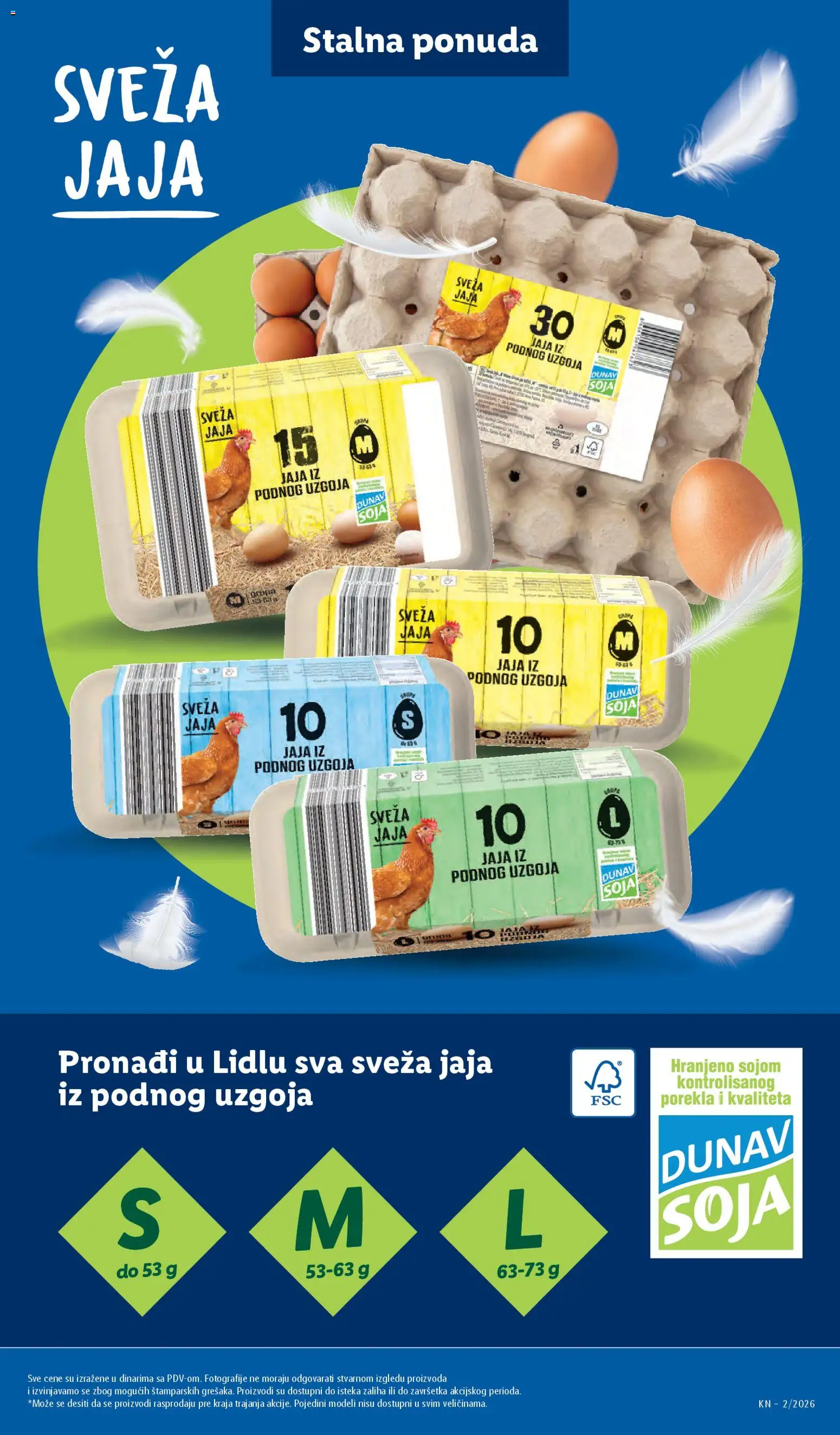 Lidl katalog - važi od 08.01.2026 | Strana: 57 | Proizvode: Jaja