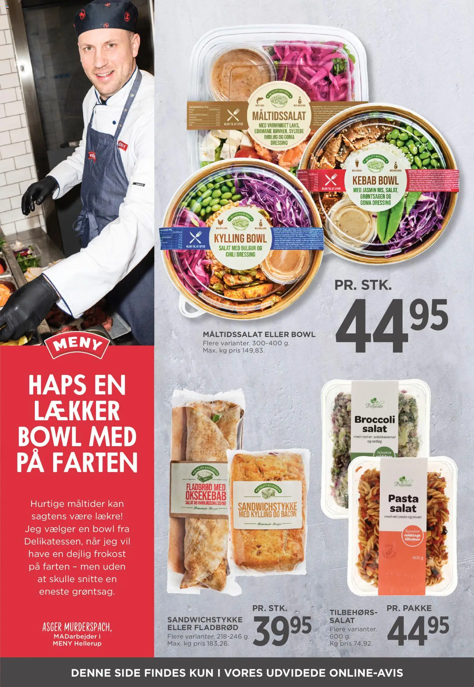 Meny tilbudsavis – gyldig fra 09.01.2026 | Side: 12 | Produkter: Solsikkekerner, Salat, Dressing, Oliven