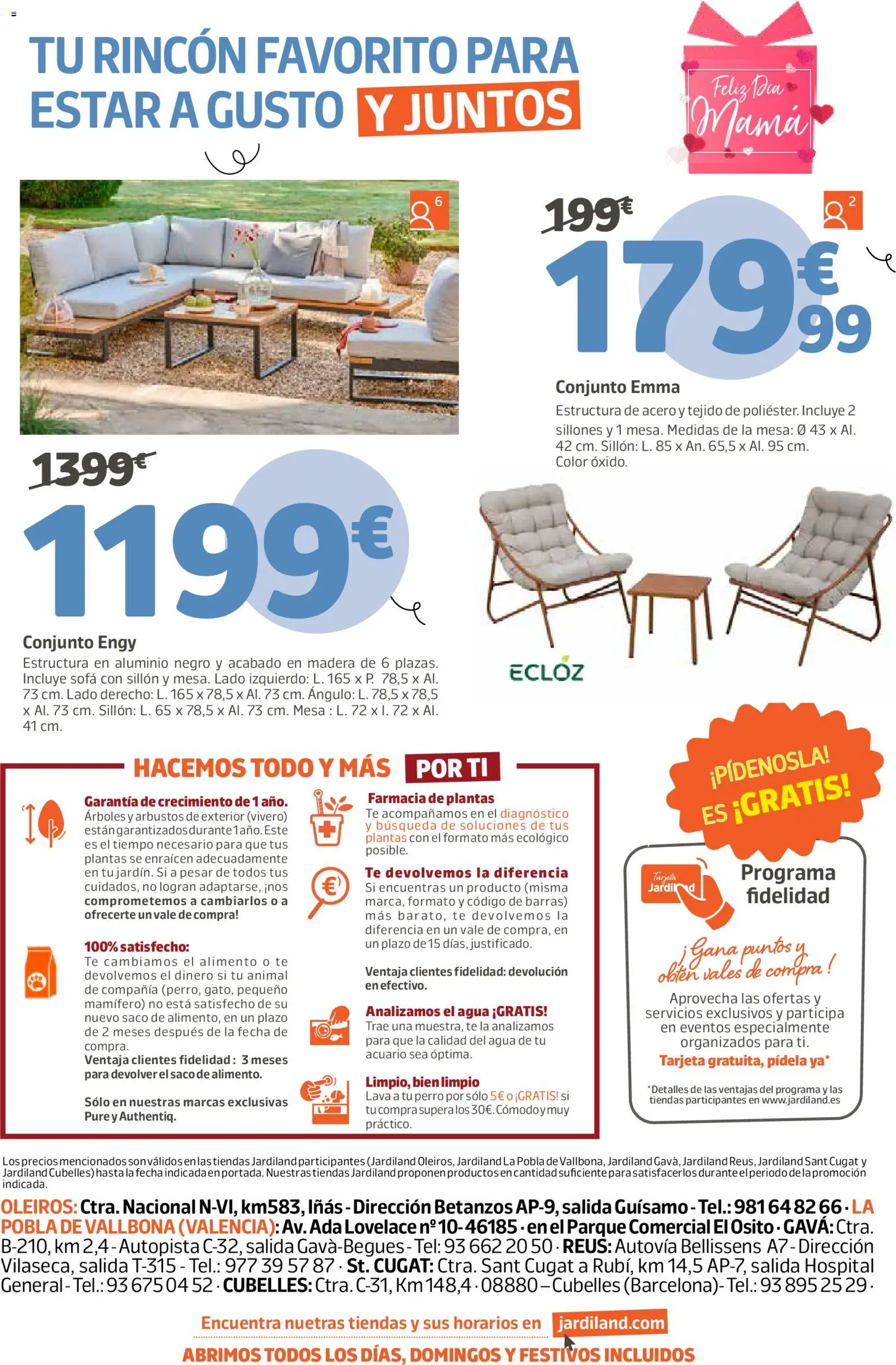 Jardiland folleto │ válido desde el 23.04.2026 | Página: 14 | Productos: General, Té, Sofá, Sillón