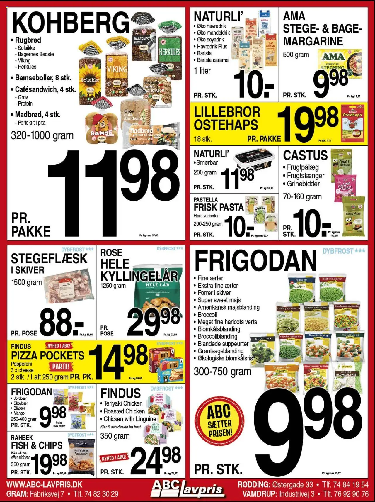 Abc Lavpris Tilbudsavis gyldig fra 06.08.2025 | Side: 4 | Produkter: Mango, Havredrik, Broccoli, Margarine