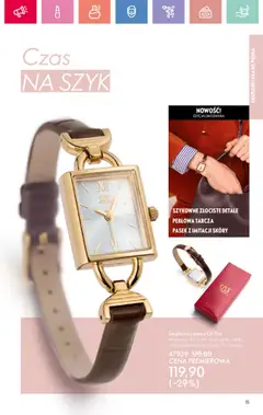 Oriflame Katalog 12 2025 od 17.08.2025 | Strona: 15 | Produkty: Zegarek, Pasek