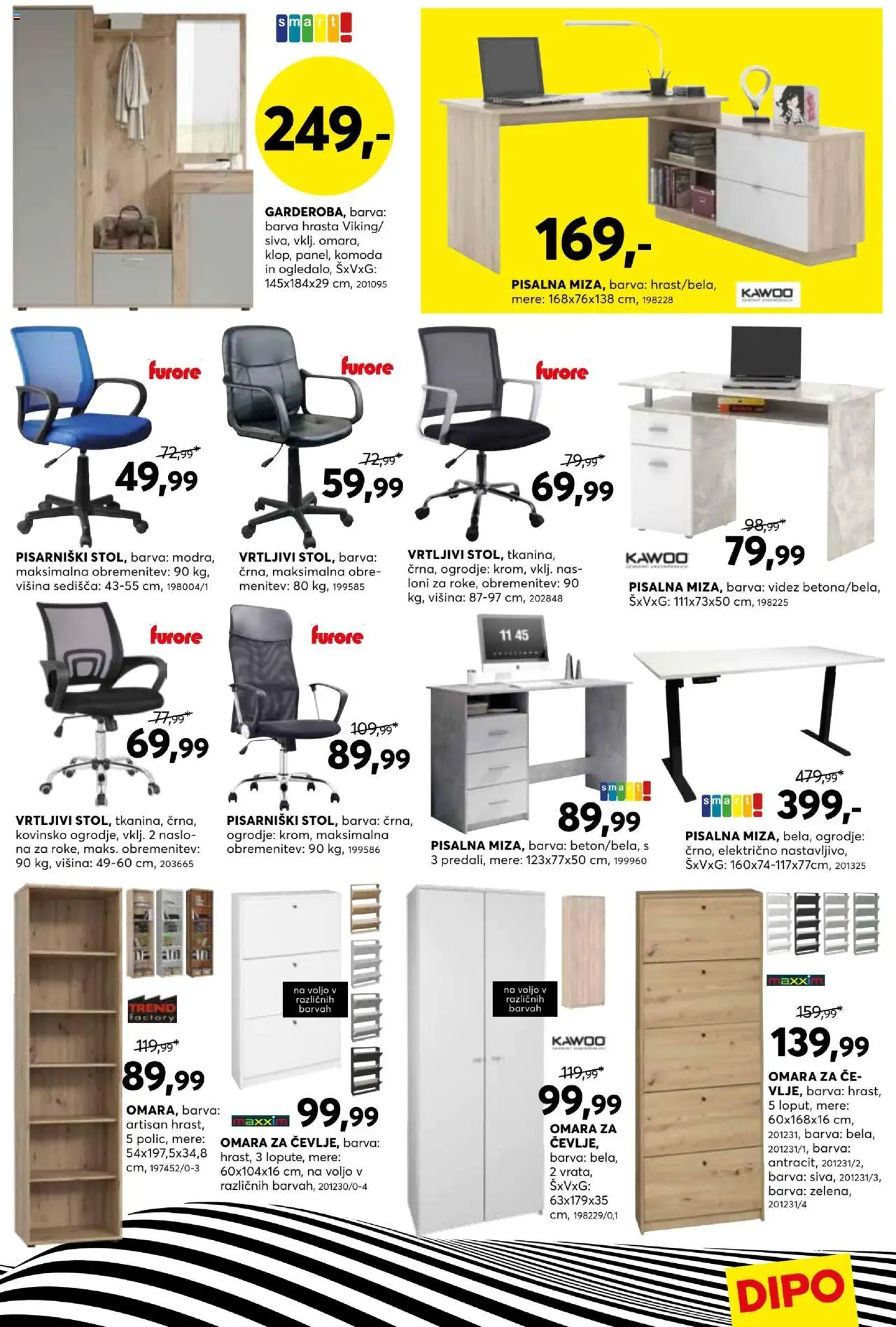 Dipo katalog │ velja od 20.08.2025 | Stran: 13 | Izdelki: Omara, Komoda, Barva