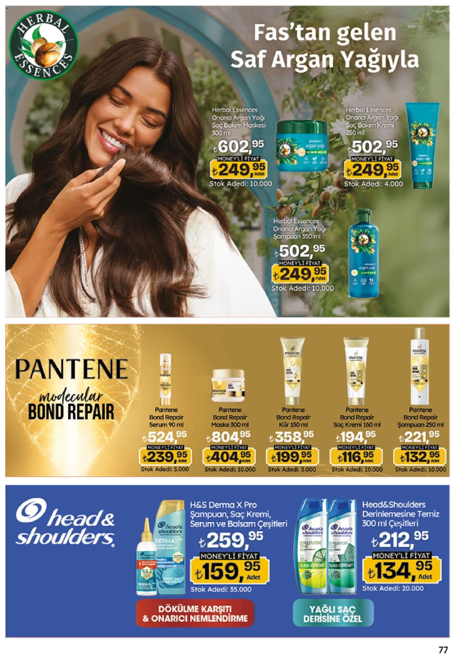 Migros Katalog - Migroskop - 26.03.2026 tarihinden itibaren geçerlidir | Sayfa: 77 | Ürünler: Şampuan, Saç Kremi