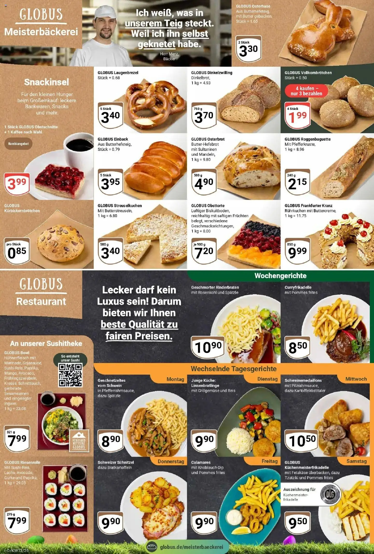 Globus prospekt Idar-Oberstein	 – gültig ab 23.03.2026 | Seite: 8 | Produkte: Pommes, Küche, Pommes frites, Schnitzel