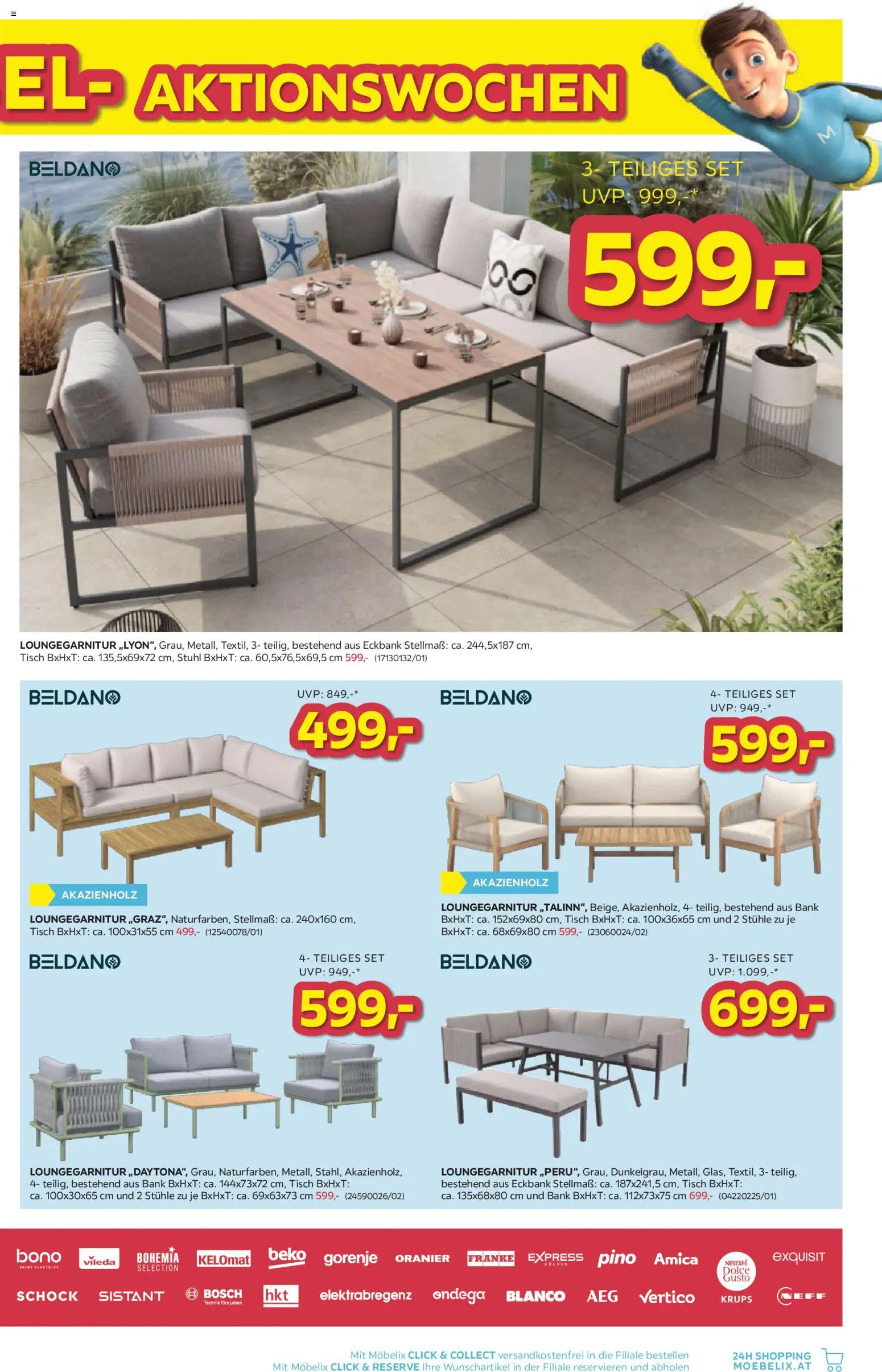 Möbelix Angebote gültig ab 06.04.2026 | Seite: 5 | Produkte: Tisch, Stuhl