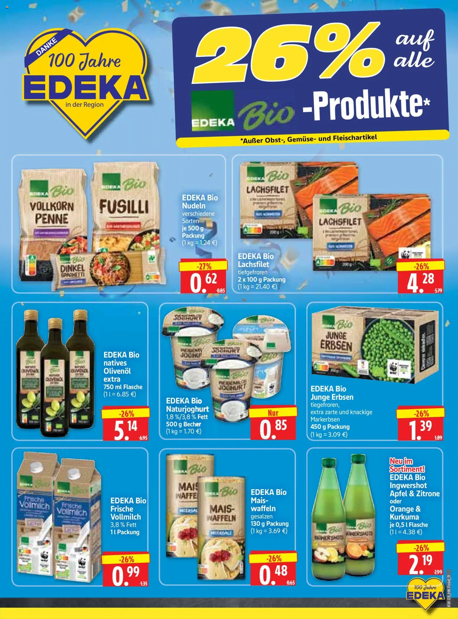 HERKULES Prospekt 	 – gültig ab 12.01.2026 | Seite: 9 | Produkte: Waffeln, Gemüse, Nudeln, Erbsen