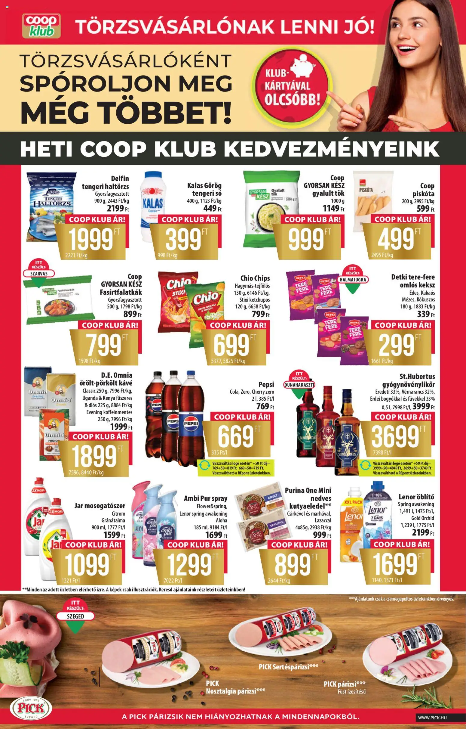 COOP akciós ujság - amely érvényes a következő dátumtól: 30.04.2026 | Oldal: 5 | Termékek: Piskóta, Chips, Keksz, Só