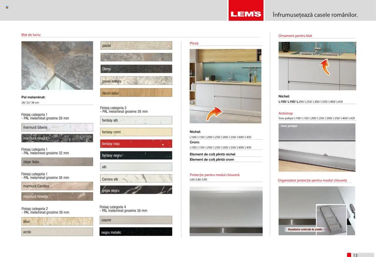 Noul catalog Lem’s – valabil de la 17.11.2023 | Pagină: 13 | Produse: Chiuvetă