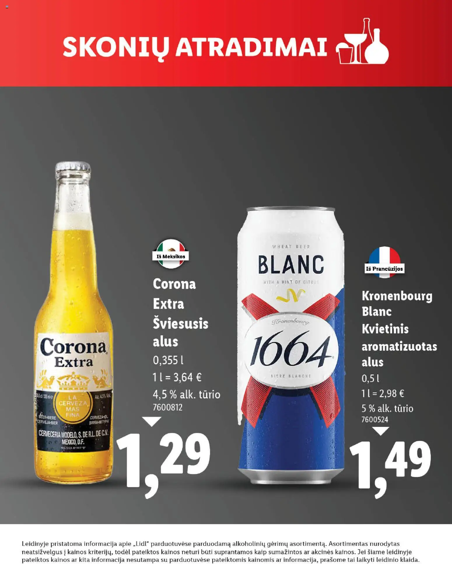 LIDL akcijos nuo 03.11.2025 | Puslapis: 7 | Prekių: Alus