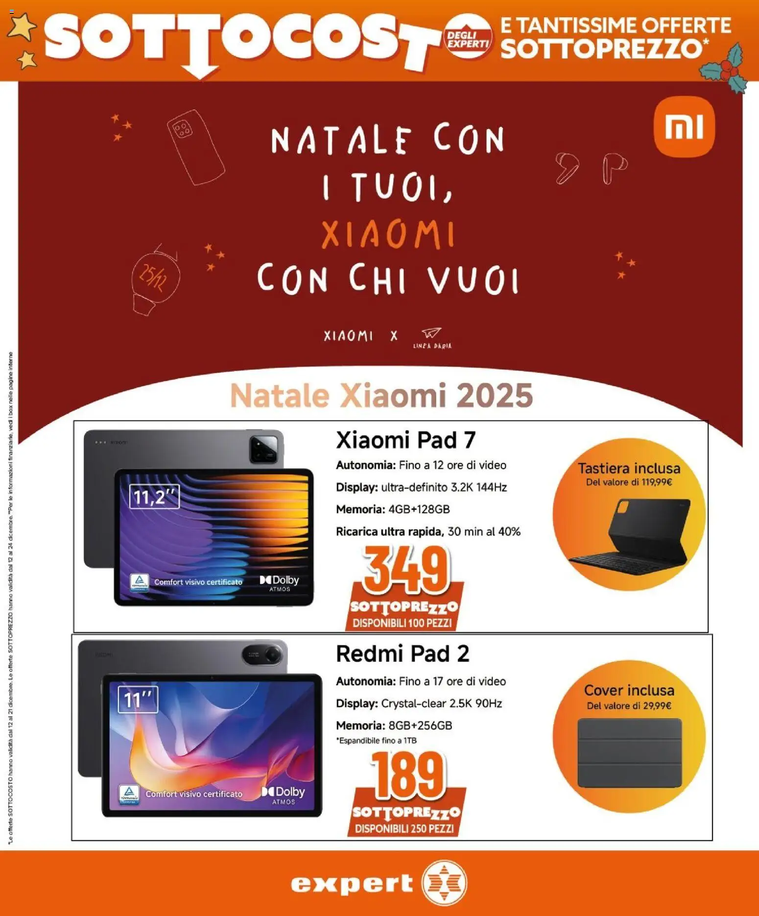 Volantino Expert del 12.12.2025 | Pagina: 17 | Prodotti: Xiaomi, Tastiera, Video