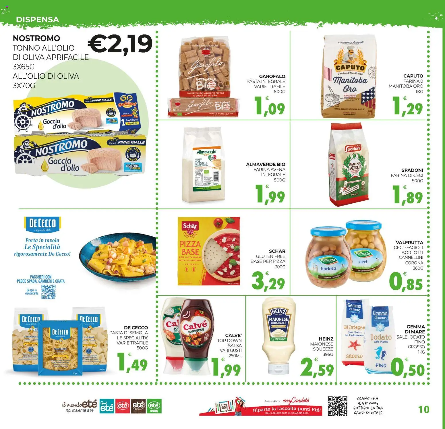 Volantino Eté del 21.11.2025 | Pagina: 10 | Prodotti: Tè, Salsa, Pinne, Tonno