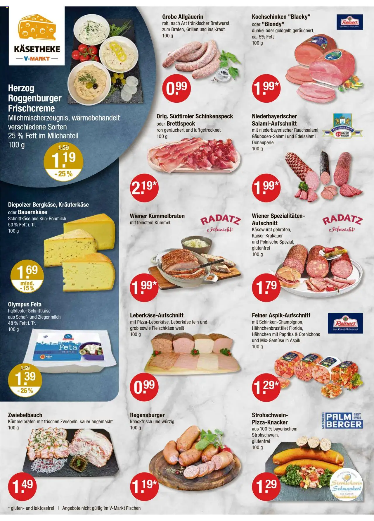 V-Markt - M&#252;nchen - gültig ab dem 24.07.2025 | Seite: 2 | Produkte: Hahnchen, Feta, Kraut, Leberkase