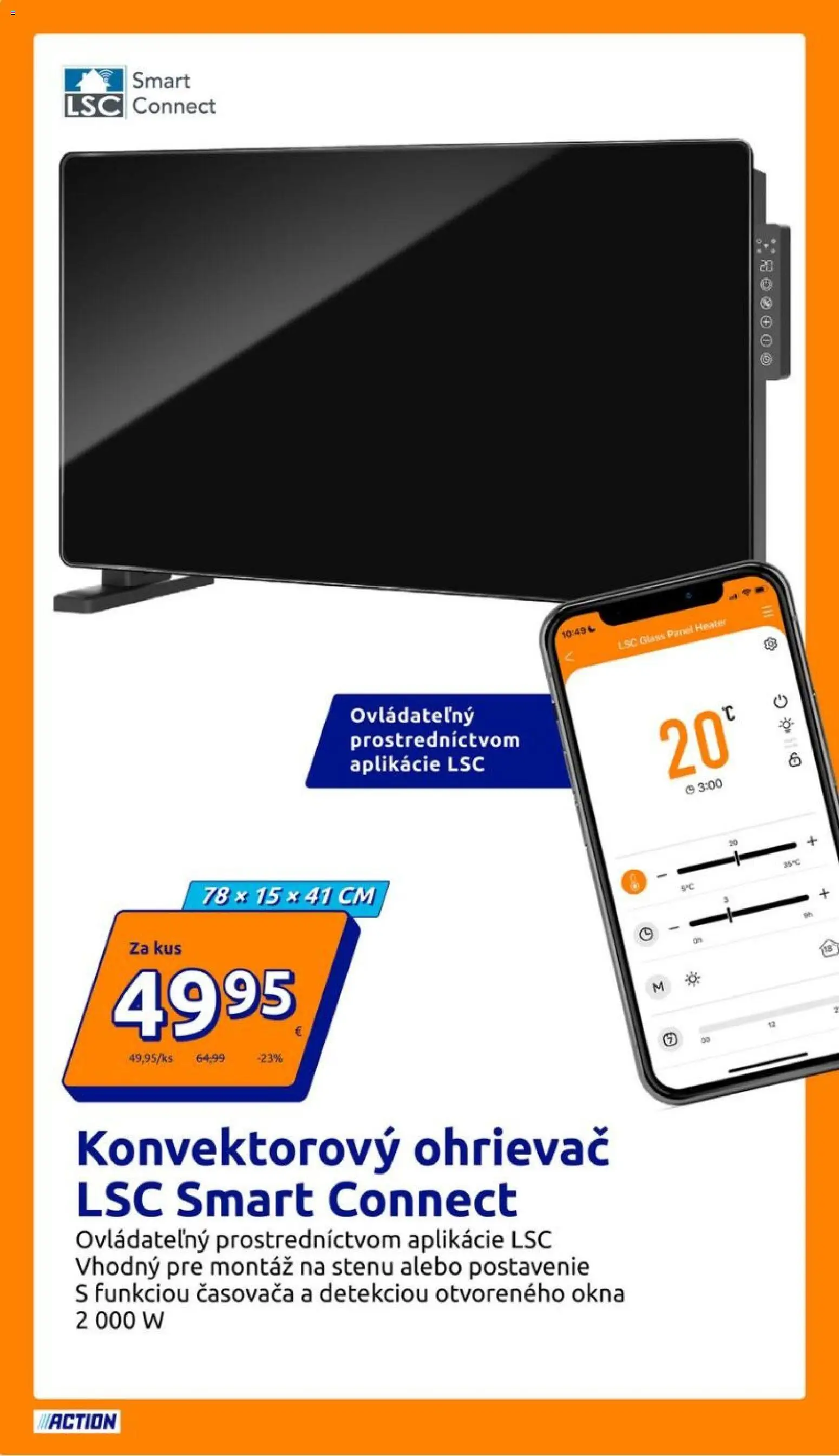 Nové Action akcie – leták je platný od 05.11.2025 | Strana: 10 | Produkty: Ohrievač