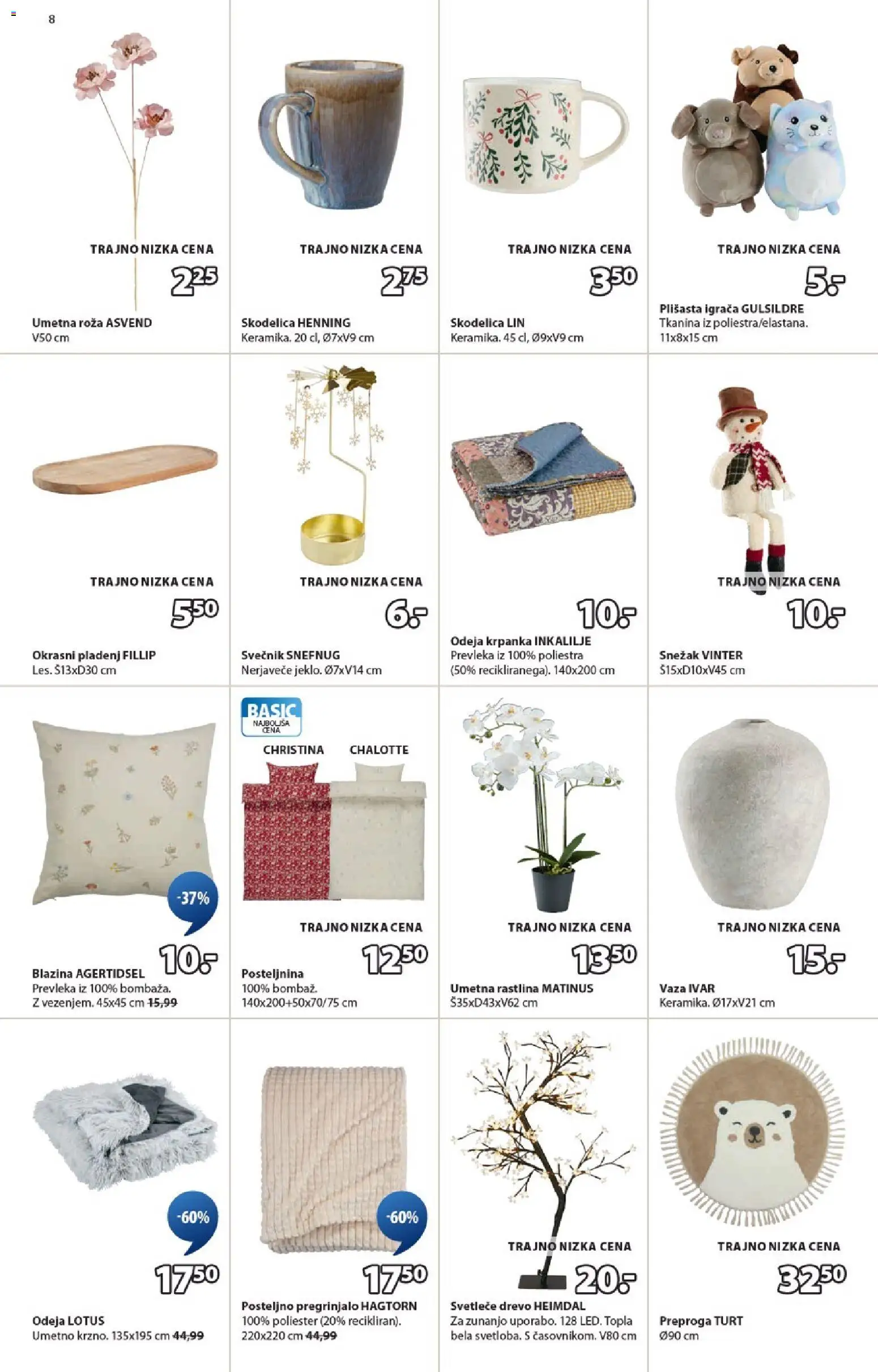 Novi JYSK katalog ponudbe – veljaven od 01.12.2025 | Stran: 8