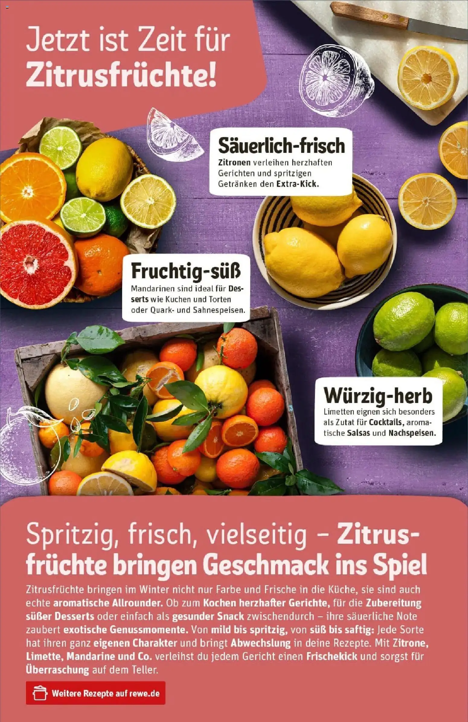 Rewe prospekt Kiel	 – gültig ab 26.01.2026 | Seite: 17 | Produkte: Quark, Limetten, Kuchen, Zitronen