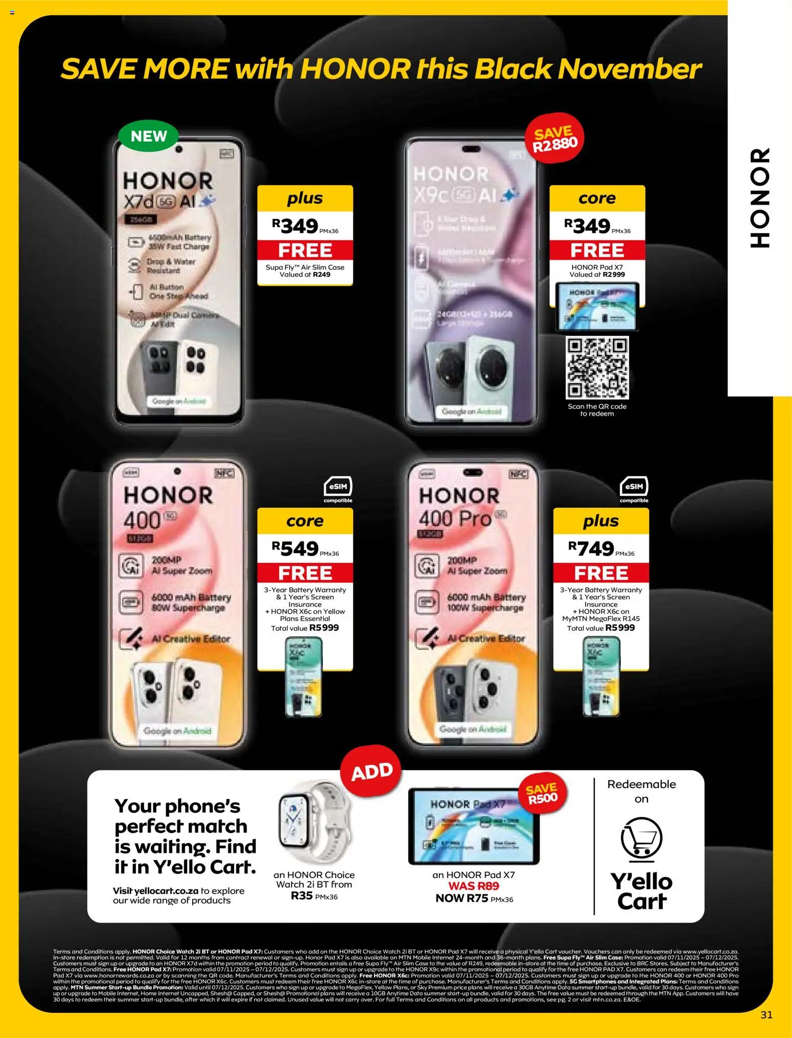 New MTN catalogue – valid from 07.11.2025 | Page: 31 | Products: Data, Watch, Case, Battery