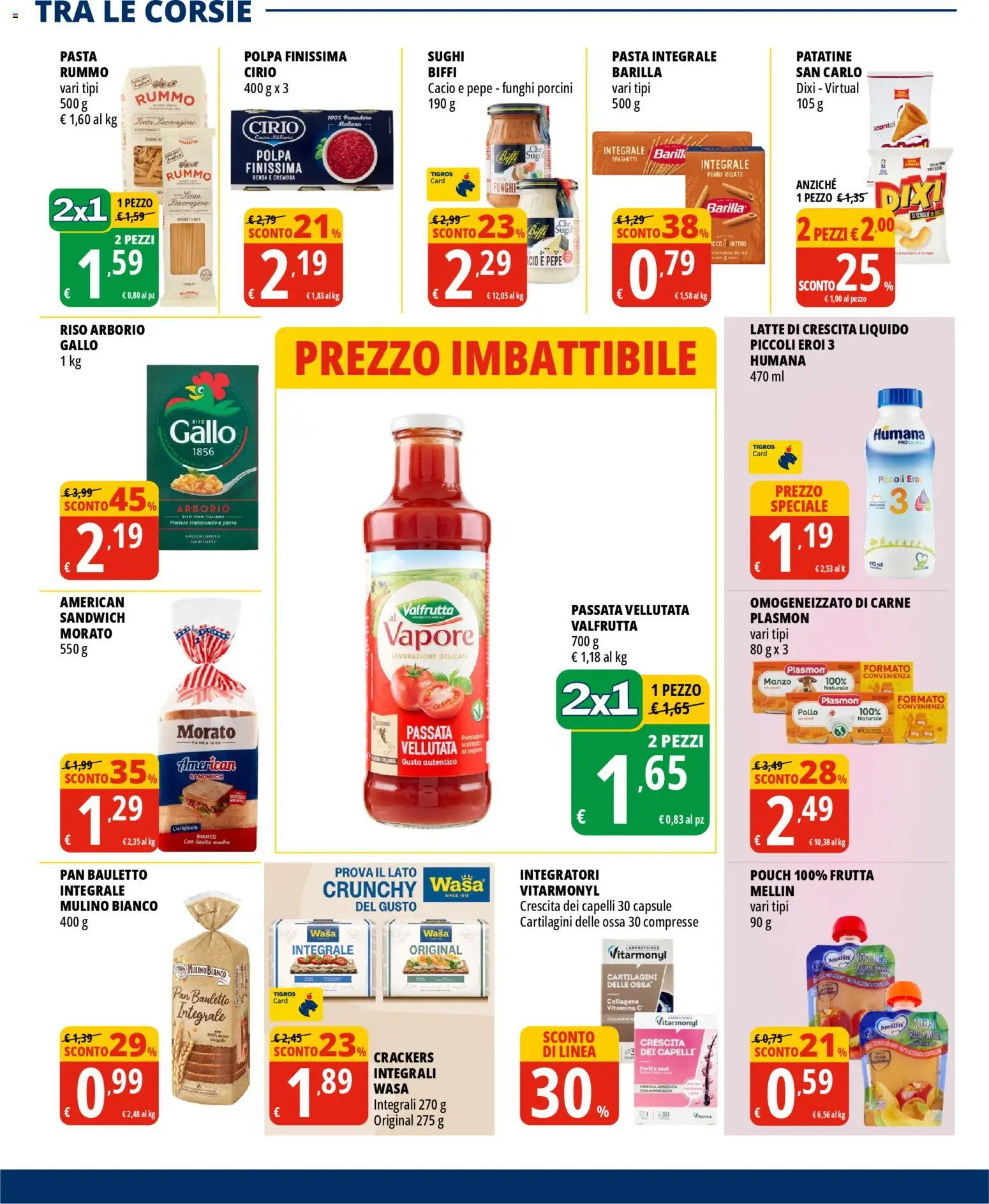 Volantino Tigros del 22.04.2026 | Pagina: 15 | Prodotti: Riso, Manzo, Patatine, Funghi