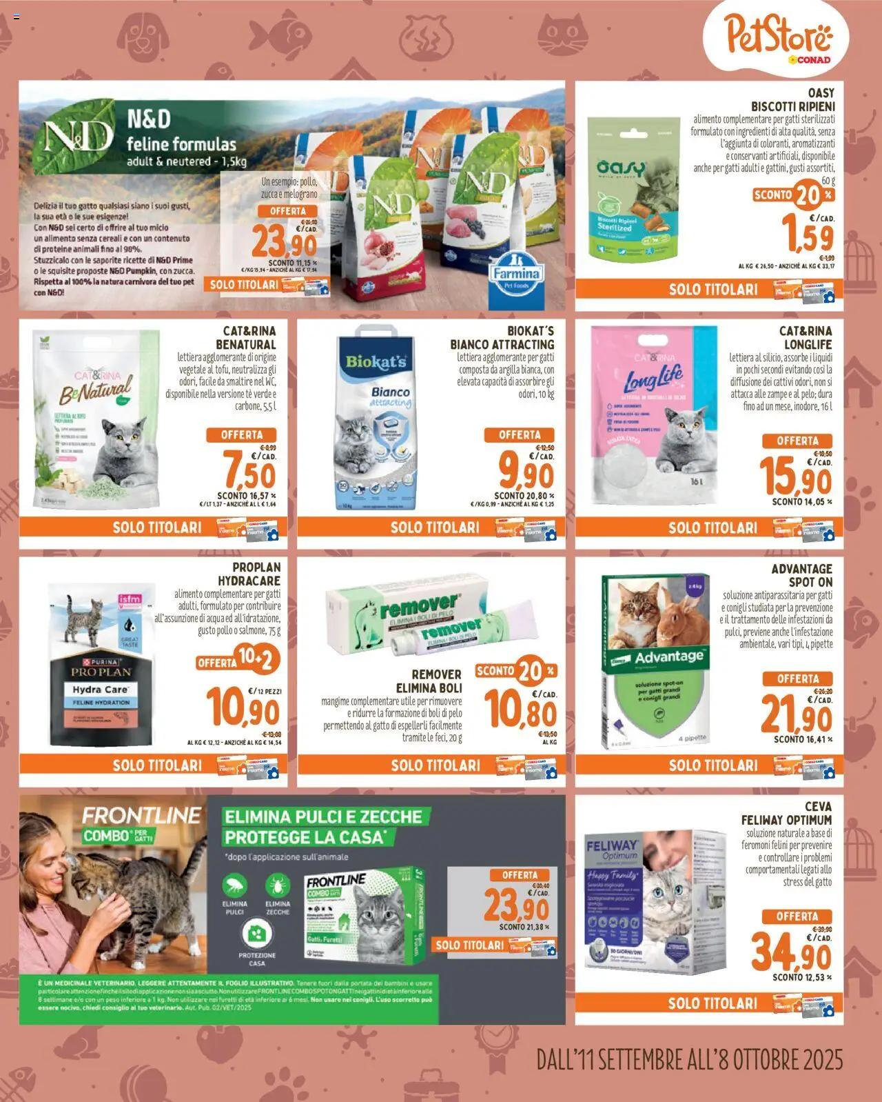 Volantino Conad del 11.09.2025 | Pagina: 5 | Prodotti: Pollo, Tè, Biscotti, Acqua
