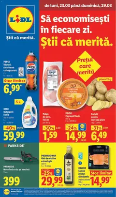 Ofertele Lidl valabile de la 23.03.2026