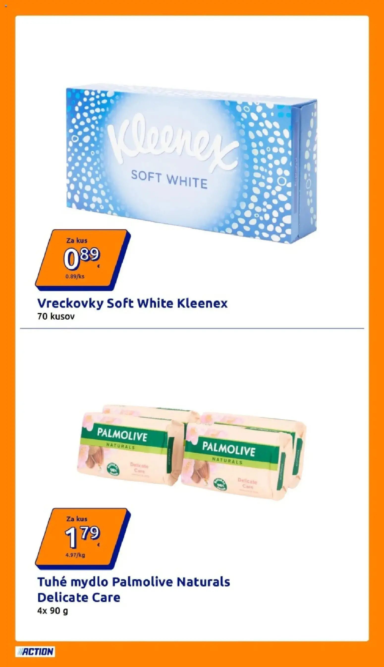 Nové Action akcie – leták je platný od 18.03.2026 | Strana: 12 | Produkty: Mydlo