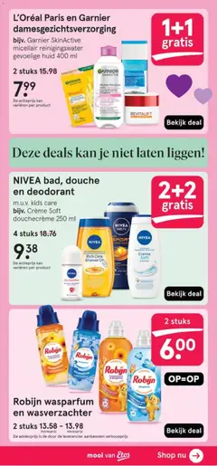 Etos - Folder - Voorbeeld van een folder van Etos, geldig van 09.02.2026 | Pagina: 3 | Producten: Deodorant, Wasverzachter, Kan, Gel