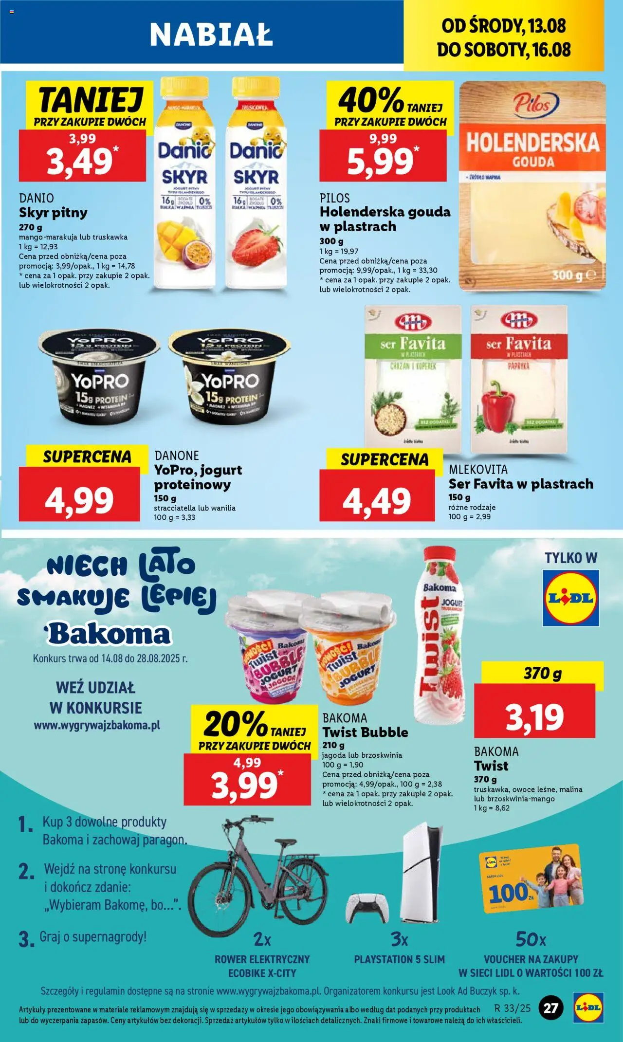 Lidl Gazetka od 13.08.2025 | Strona: 29 | Produkty: Brzoskwinia, Koperek, Ser favita, Chrzan