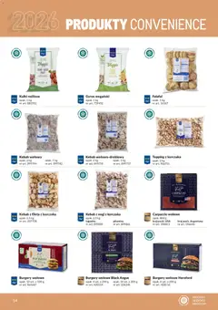 Pogląd oferty "Makro gazetka - Produktów marek własnych dla profesjonalnej Gastronomii" - ważna od 01.03.2026 | Strona: 14 | Produkty: Kebab, Carpaccio wołowe, Carpaccio, Burgery wolowe