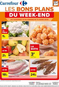 Carrefour - Prévisualisation de Carrefour les bons plans du week-end valide à partir de 13.03.2026