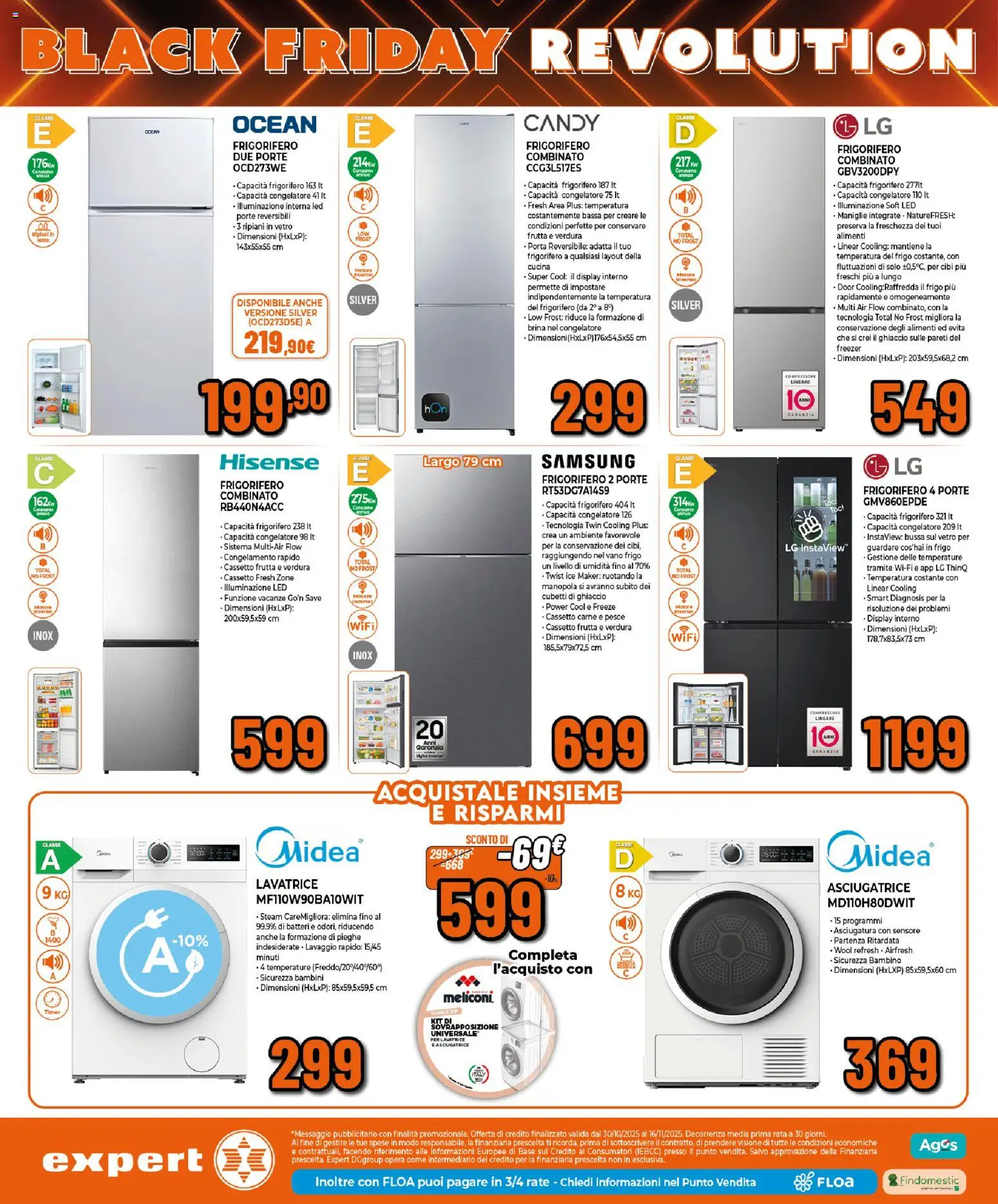 Volantino Expert del 30.10.2025 | Pagina: 24 | Prodotti: Pesce, Freezer, Frigorifero, Samsung