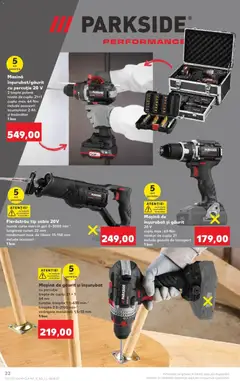 Ofertele Kaufland valabile de la 03.12.2025 | Pagină: 22 | Produse: Mașină de găurit, Încărcător, Geantă