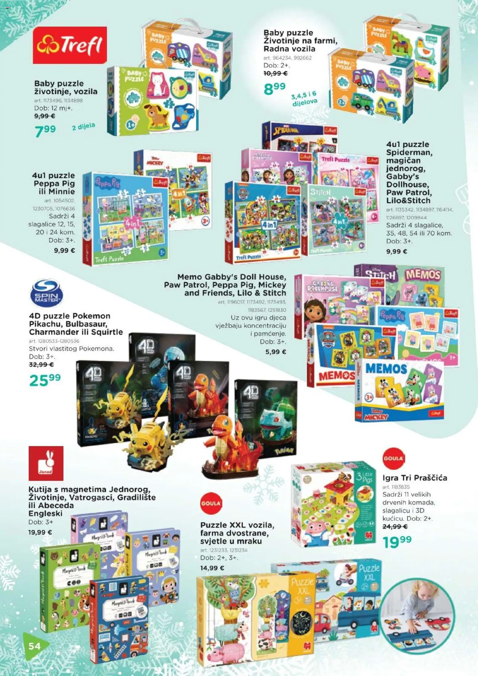 Baby Center katalog | vrijedi od 03.12.2025 | Stranica: 54 | Proizvodi: Kutija, Igra