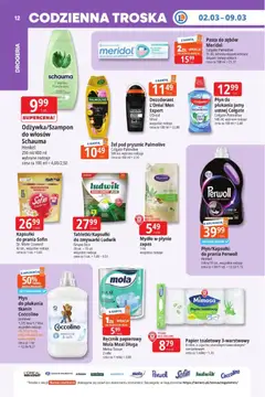 Pogląd oferty "E.Leclerc Gazetka " - ważna od 02.03.2026 | Strona: 12 | Produkty: Karta, Papier toaletowy, Mydło w płynie, Detergent