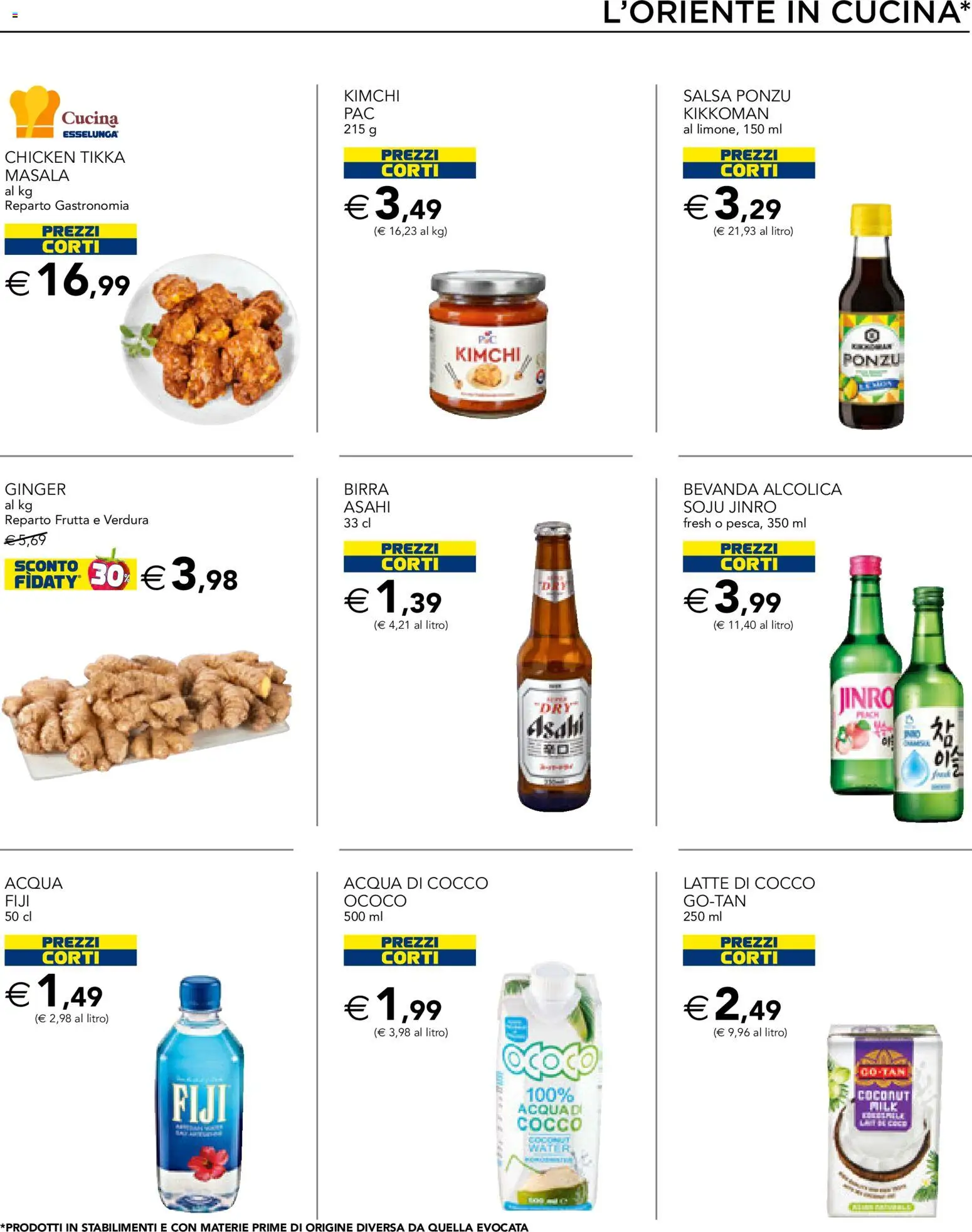 Volantino Esselunga S del 12.02.2026 | Pagina: 7 | Prodotti: Birra, Acqua, Frutta, Latte