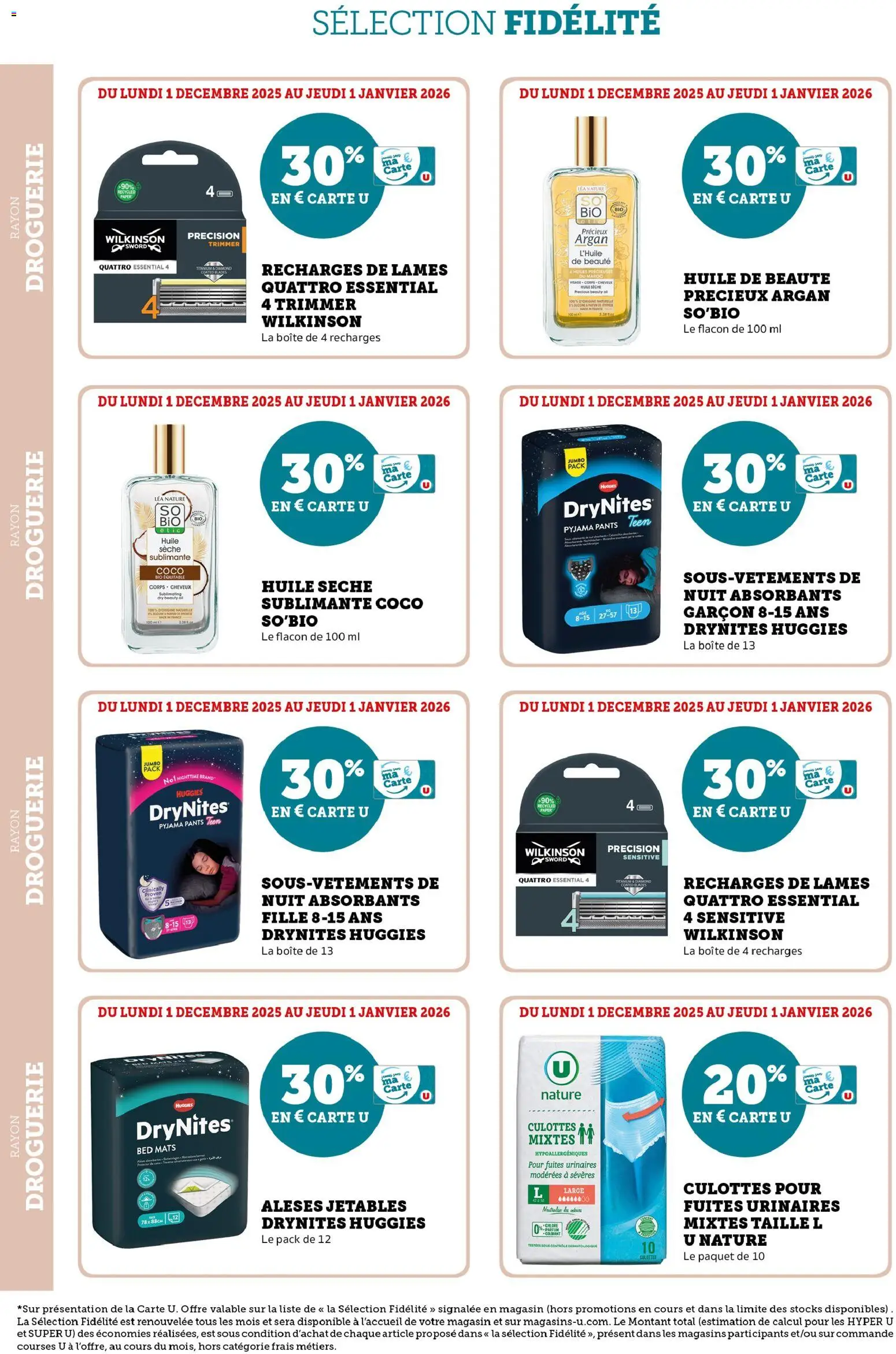 {H1} | Page: 12 | Produits: Huile, Pyjama